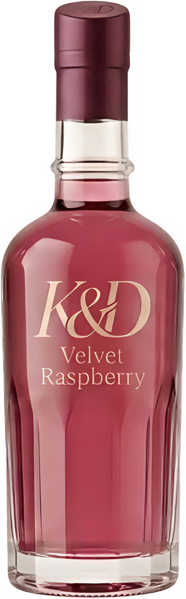 K&D Velvet Raspberry — холодный чай с малиной и ванилью, стеклянная бутылка 0,4 л