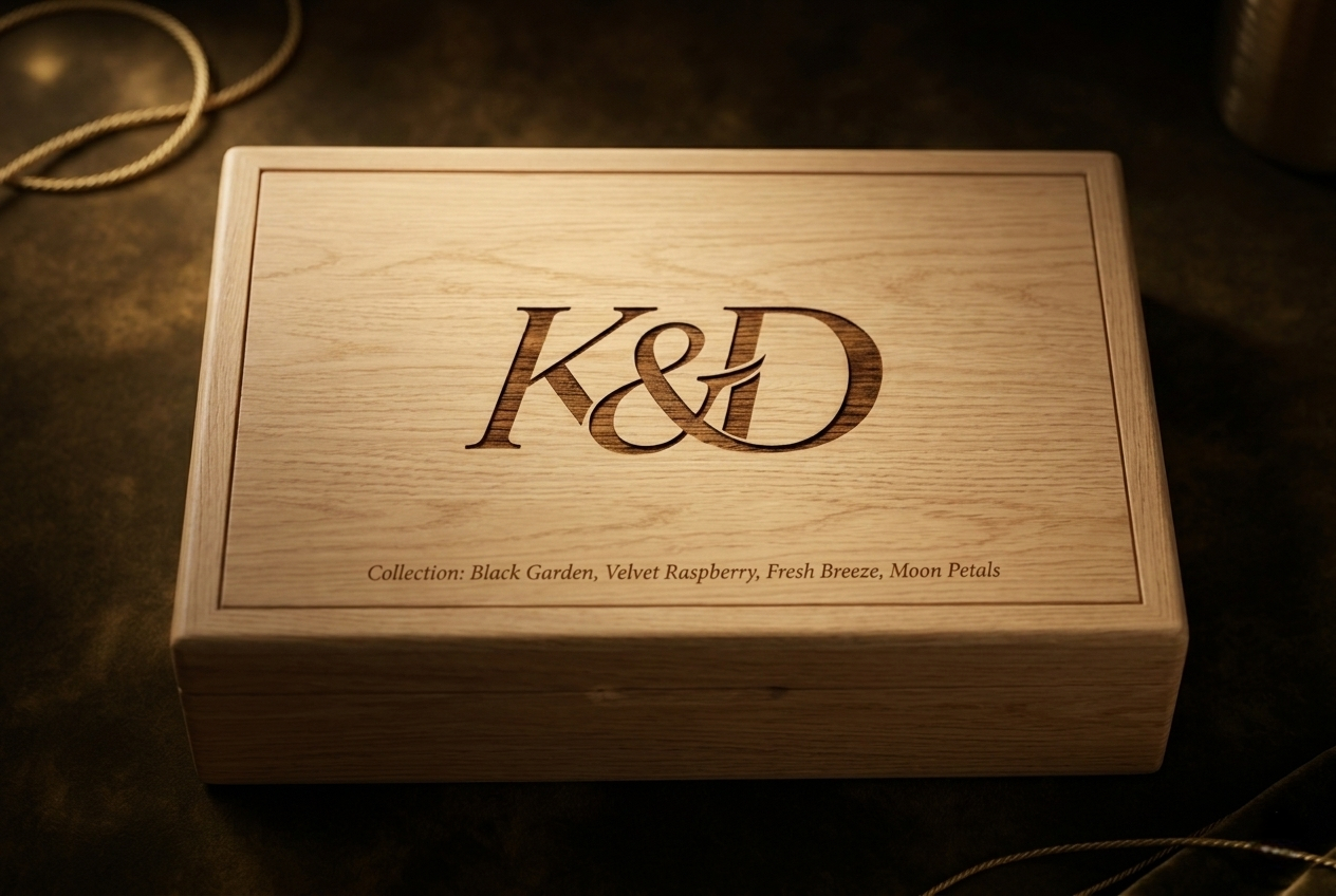 Деревянный кейс из светлого дуба