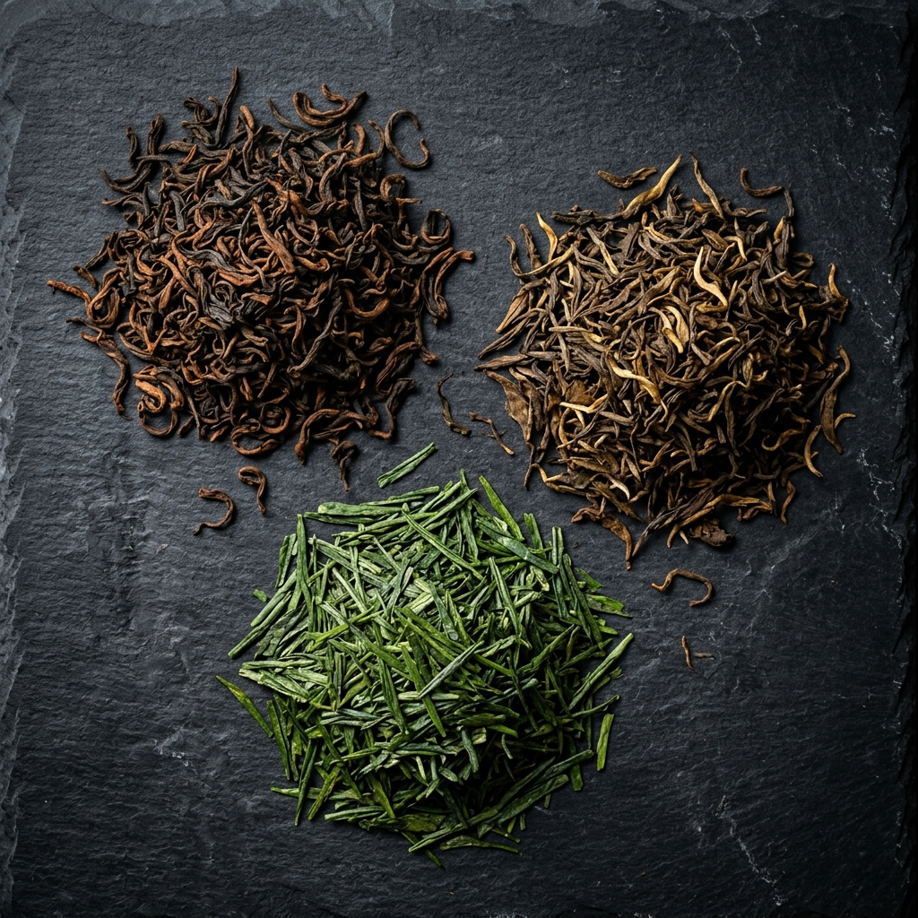 Чайные листья — Ассам, Цейлон, Сенча